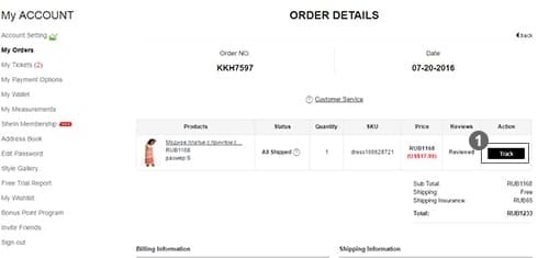 Shein delivery time