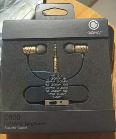 GGMM C800 fone de ouvido com fio