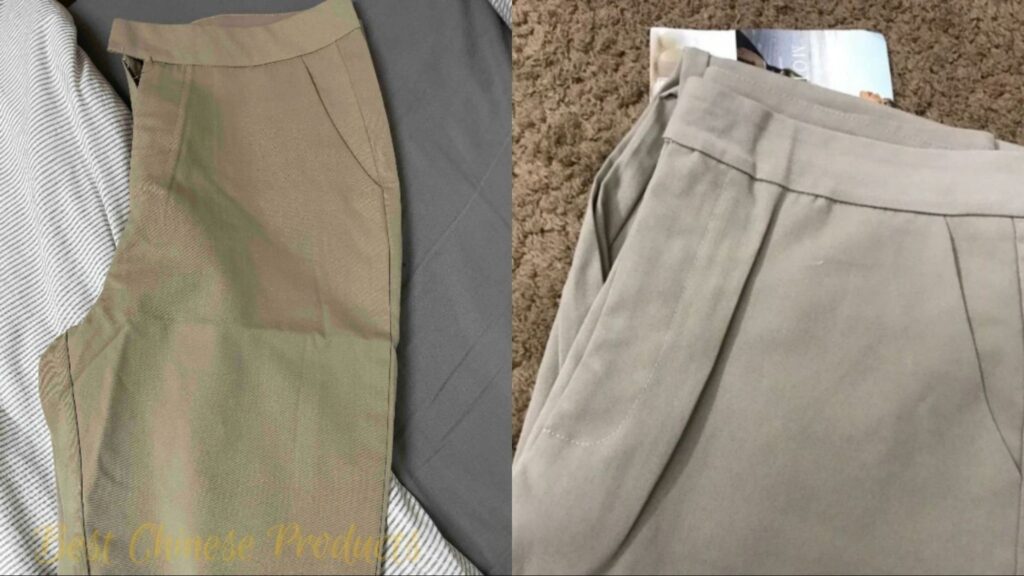 Dazy Pantaloni sartoriali solidi con tasca obliqua shein
