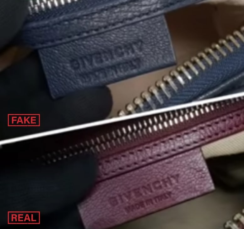 real vs fake givenchy bag images
