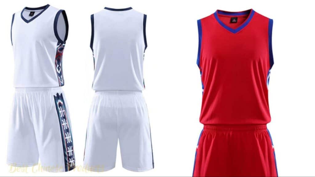 Camisetas de times de basquete personalizadas da China