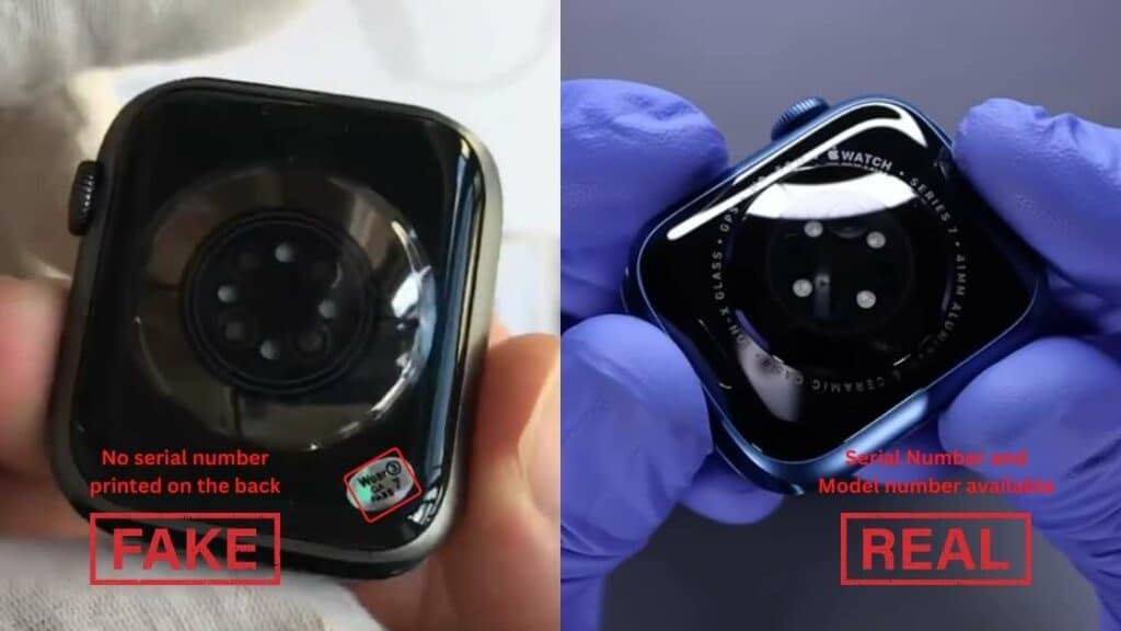 knock off apple watch quality vs real