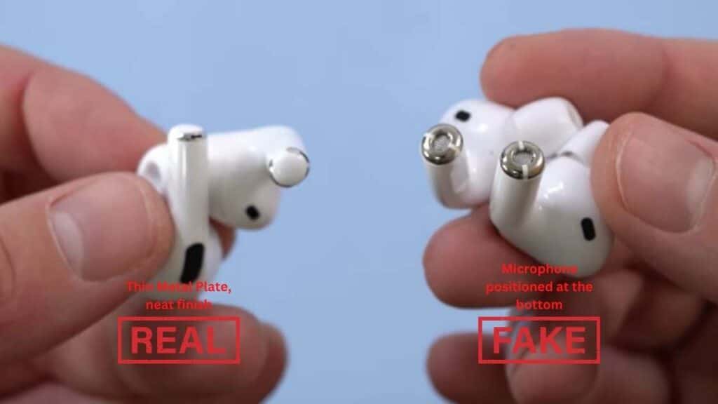 knockoff airpods pro vs real