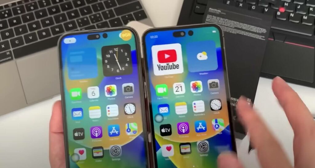iPhone 14 falso vs real