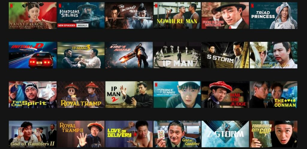 Dramas chinos en Netflix