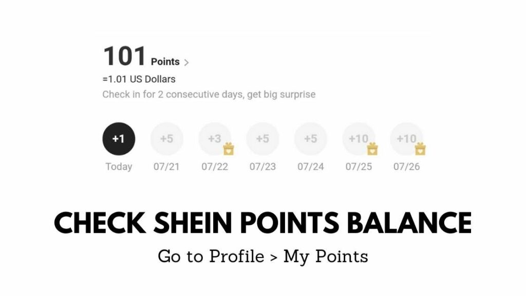 how much discount with Shein points