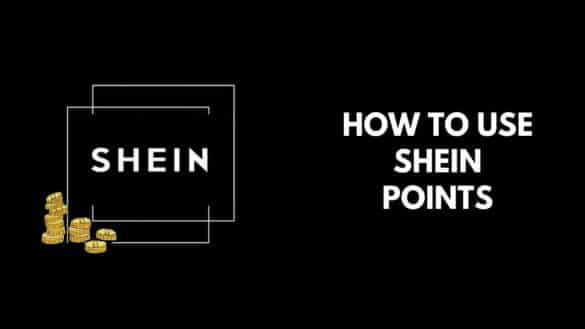 how to use shein points