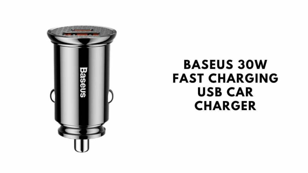 baseus fast charger chińska ładowarka samochodowa 30W