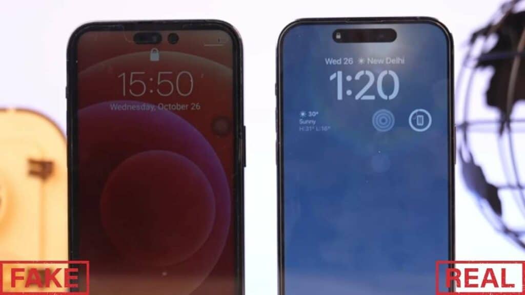 diferencias entre un iphone falso y uno real