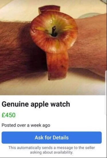 fake apple watch vs original