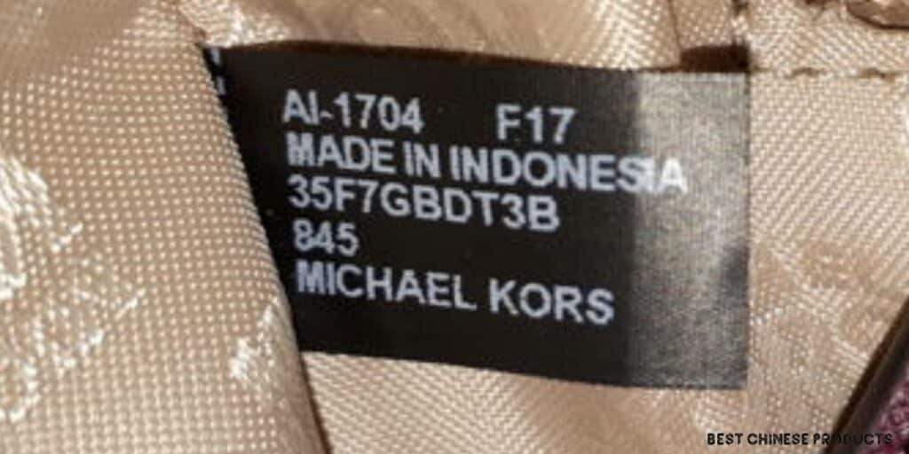 Michael Kors est-il fabriqué en Chine (2)