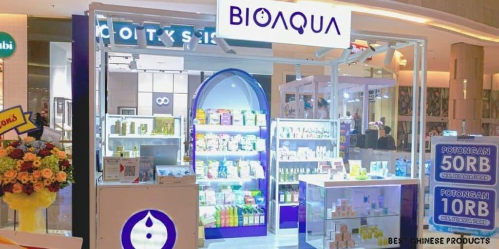 Qual é a popularidade da Bioaqua no mercado chinês?