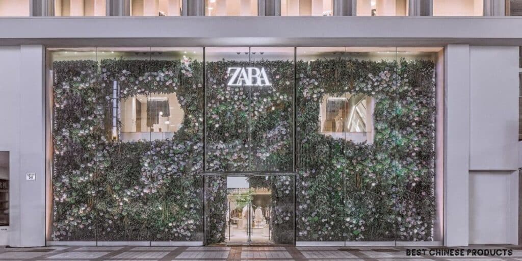 Wo befindet sich der größte Zara-Laden in Asien?