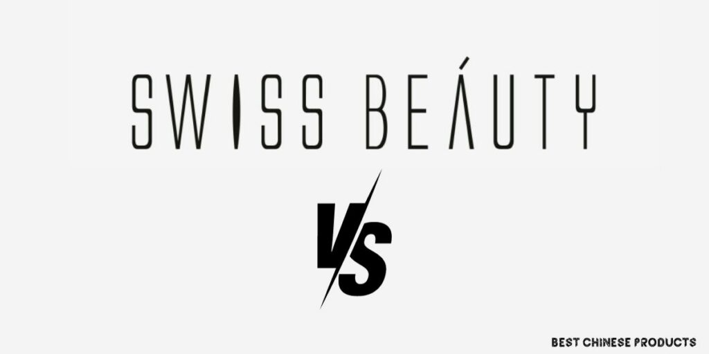 How do Swiss Beauty products compare to Chinese beauty products?