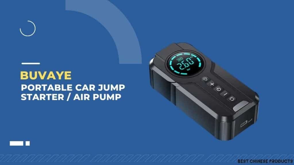 BUVAYE Portable Car Jump Starter / Air Pump