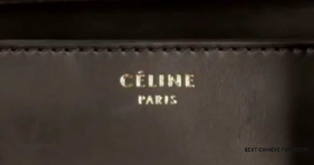 How to Spot a Fake Celine Bag logo